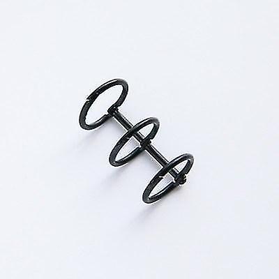 Black Metal Loose Leaf Book Binder Rings