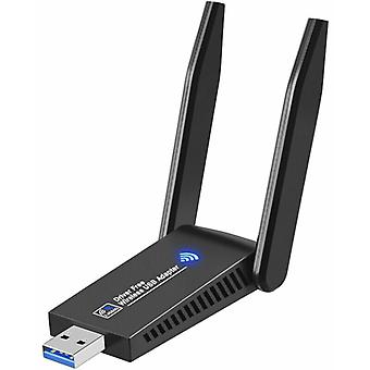 MSBD krachtige wifi-dongle, dual-band USB 3.0 wifi-dongle, 2.4G / 5.8 GHz wifi-dongle, USB wifi-adapter pc/laptop/desktop/tablet, compatibel met Windows
