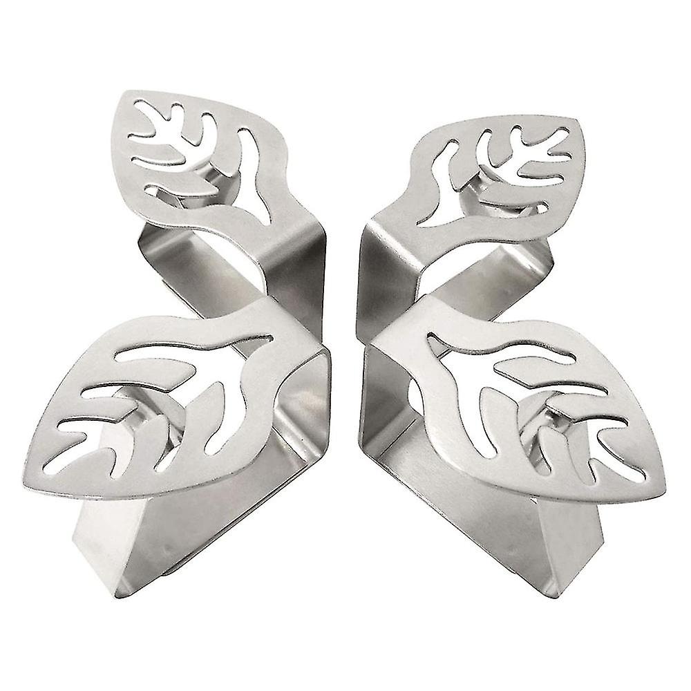 4pcs Stainless Steel Table Cloth Clips Thickened Strong Tablecloth