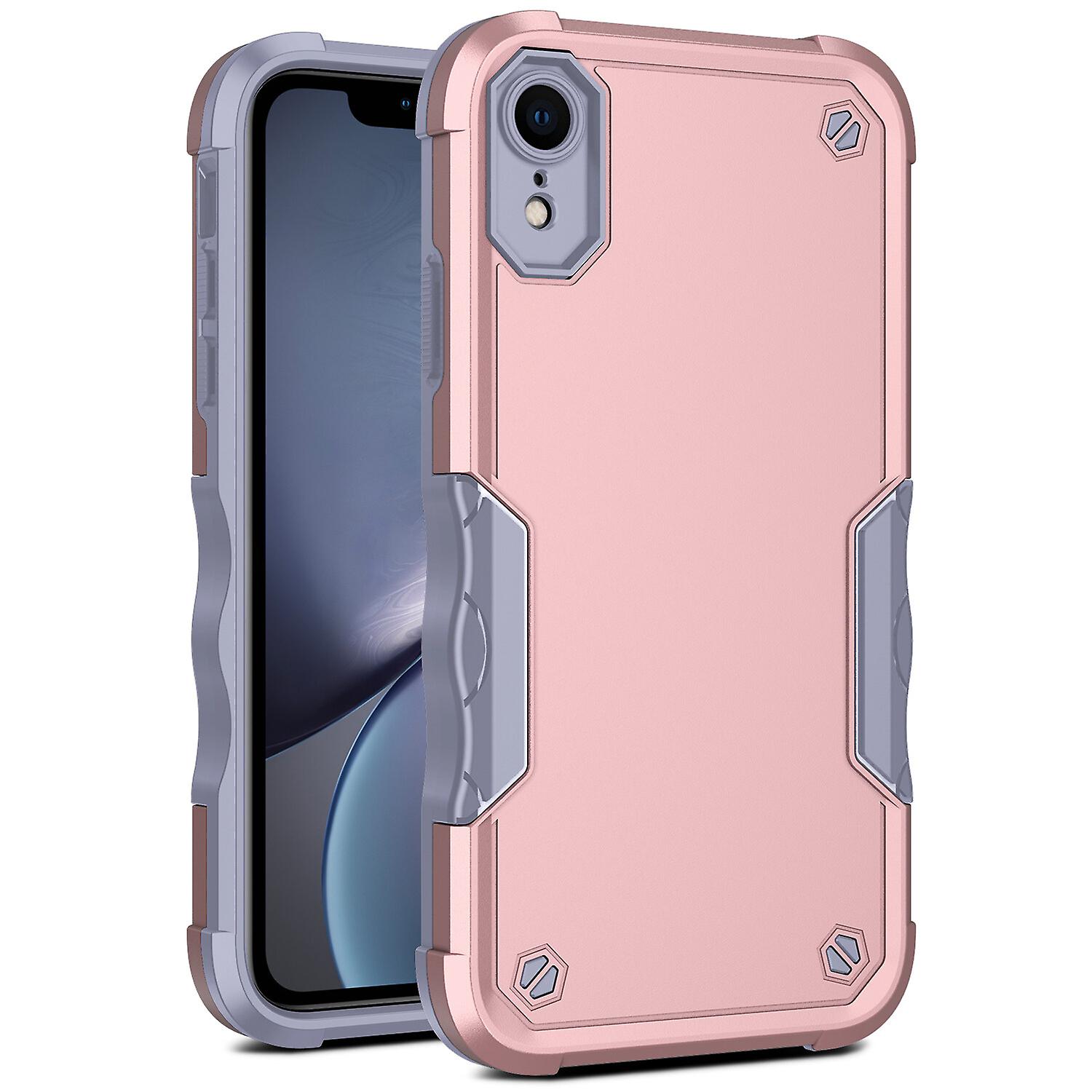 For iPhone Xr Case, Heavy Duty Dual Layer Slim Shockproof Cover