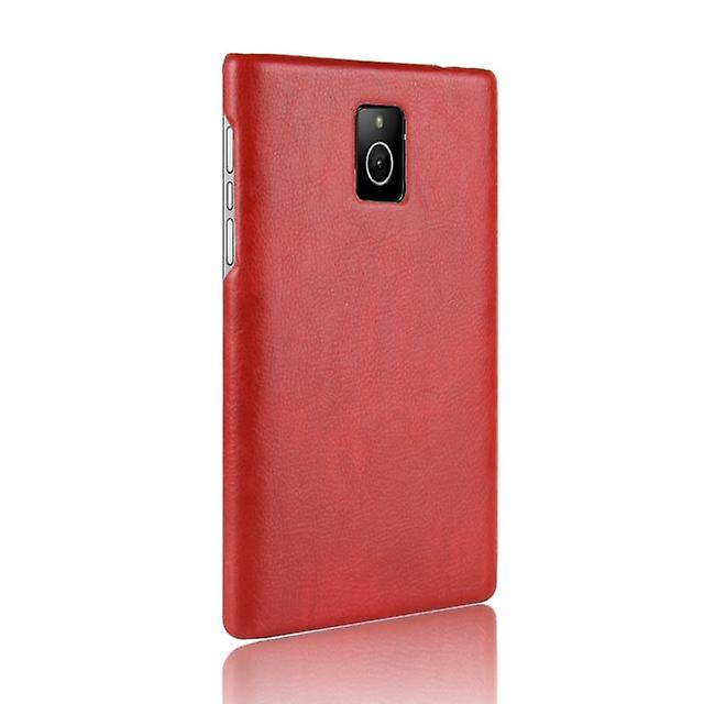 PU Leather Wallet Shell Case for BlackBerry Passport Red