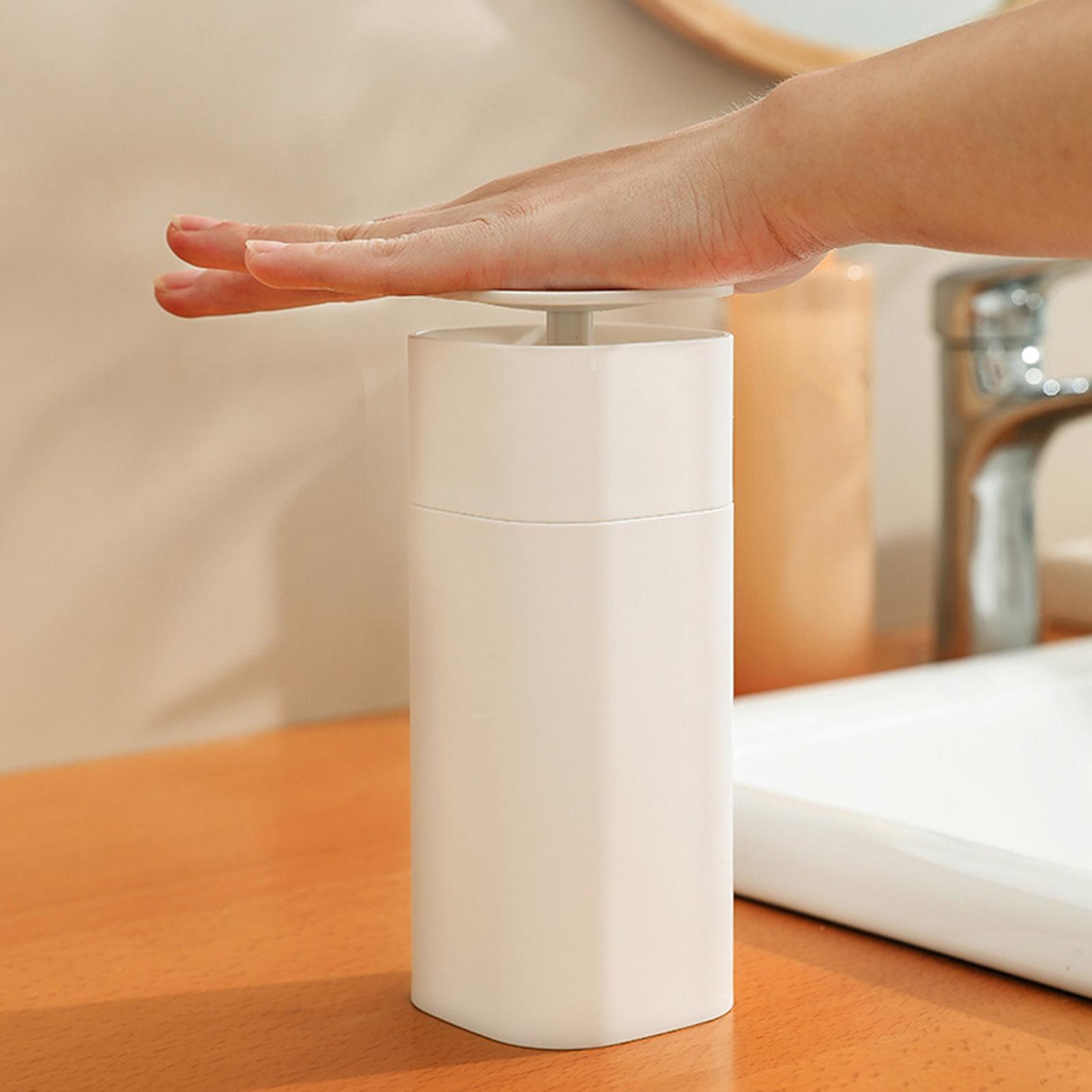 White Portable Plastic Dispenser Bottle 200g Leak-Proof Pump