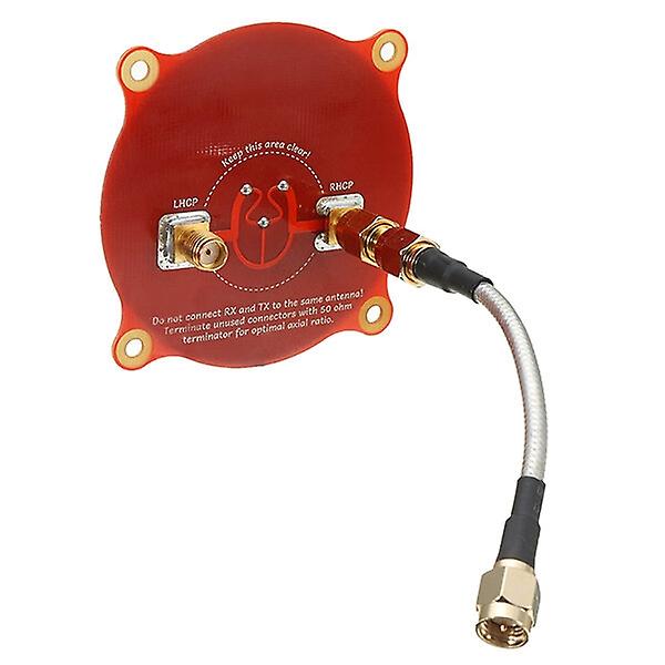 Realacc Triple Feed Patch1 5.8GHz 9.4dBi Directional Circular Polarized FPV Pagoda Antenna for Fatsh