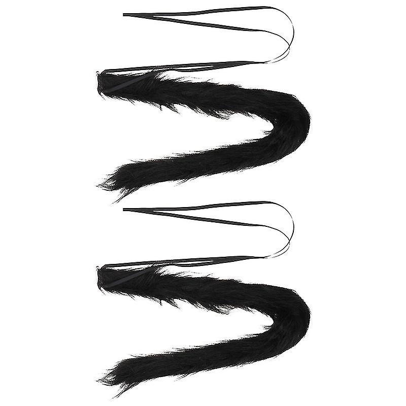 2pcs Artificial Cat Tail For Halloween Decorations