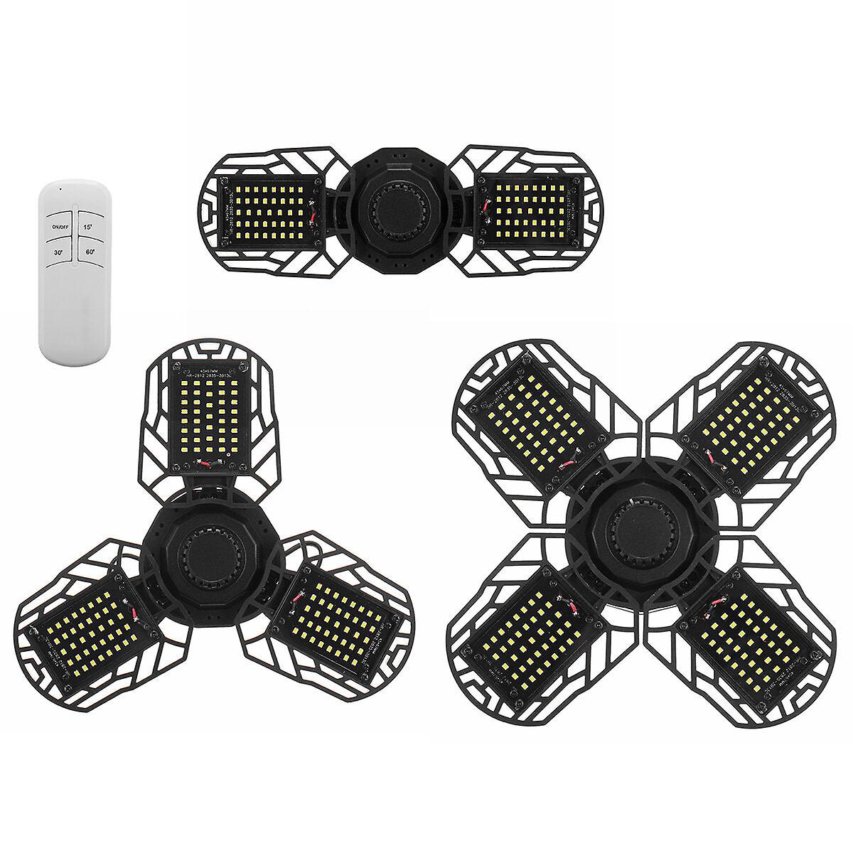 Ac85-265v Led Garage Light Bulb E27 E26 Ceiling Fixture Shop Workshop Deformable Lamp Timing Kit