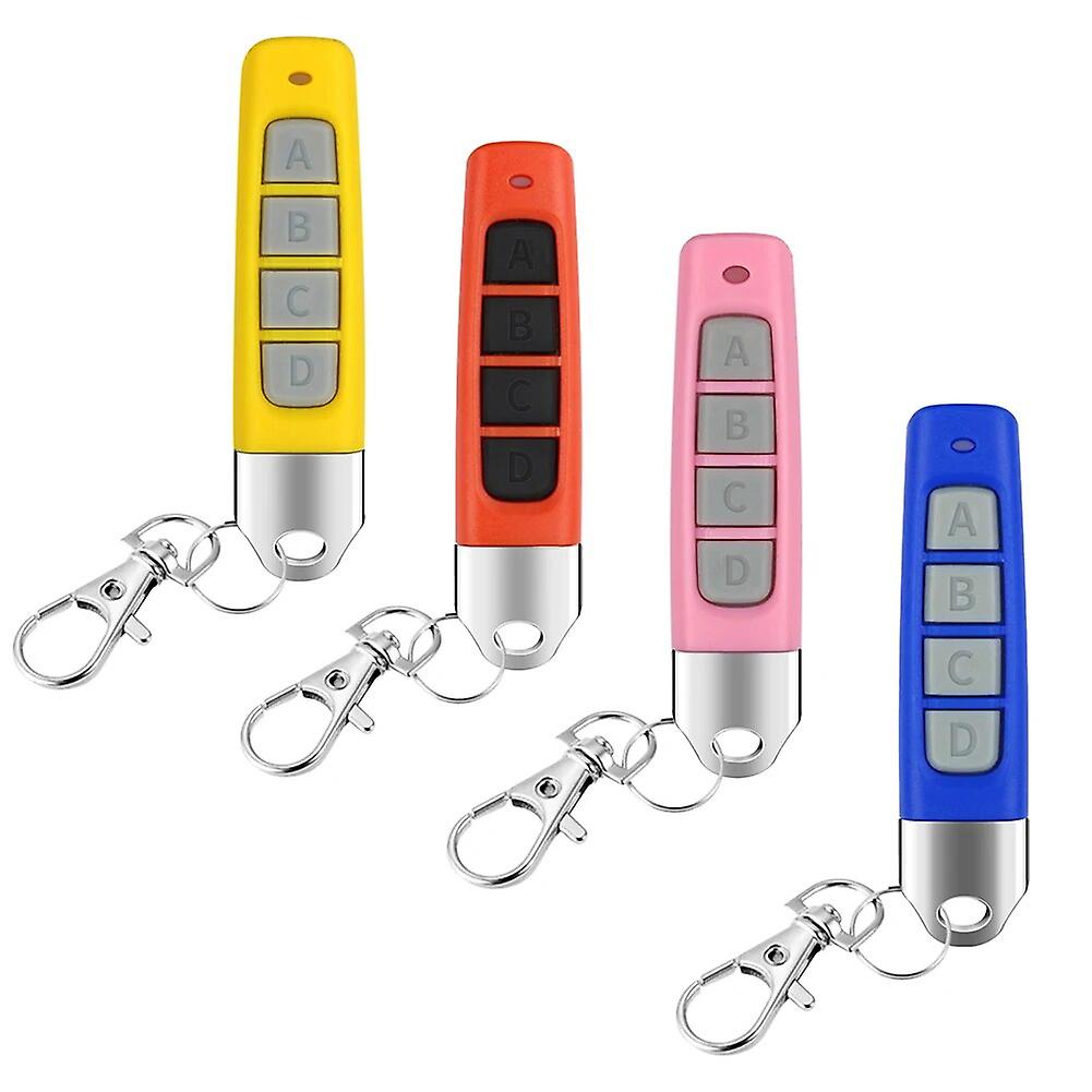 433mhz Copy Remote Controller Plastic 4 Keys Cloning Remote Control Battery Powered Remote Control Learning Copy For Garage Gate