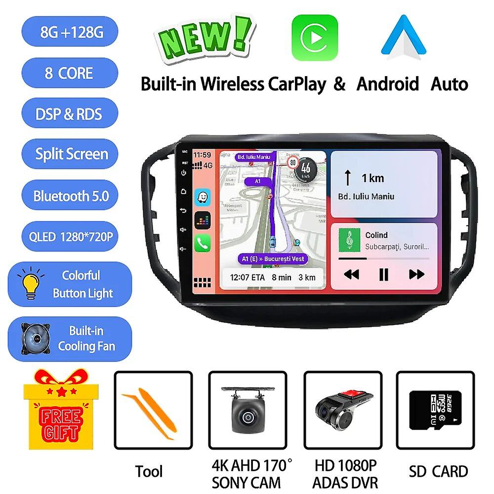 Android 13 For Chery Tiggo 5 2014 - 2018 Car Radio Stereo Multimedia Video Player Gps Wireless Carplay Head Unit Qled Rds Dsp