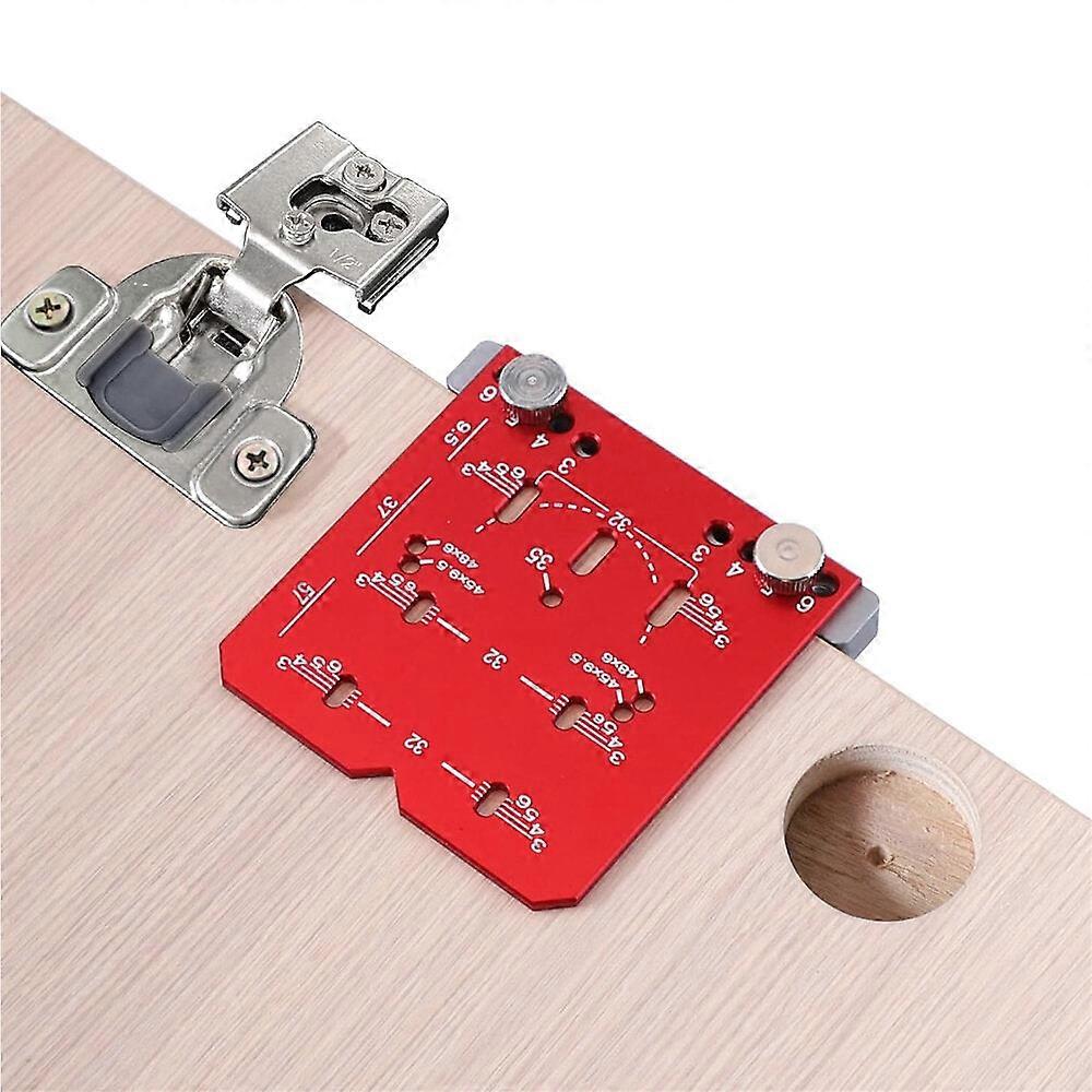 Adjustable Cabinet Hinge Jig - 35mm Drill Guide For 45mm & 48mm Concealed Hinges Installation