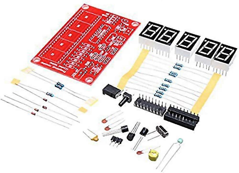 DIY Digital LED Line 1Hz-50MHz Crystal Oscillator Frequency Counter Meter Tester Kit Tool