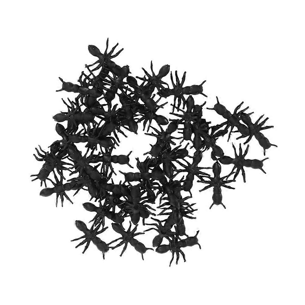 100pcs Plastique Fausses Fourmis Créatif Farce Jouets Drôle Halloween Simulation Fourmis