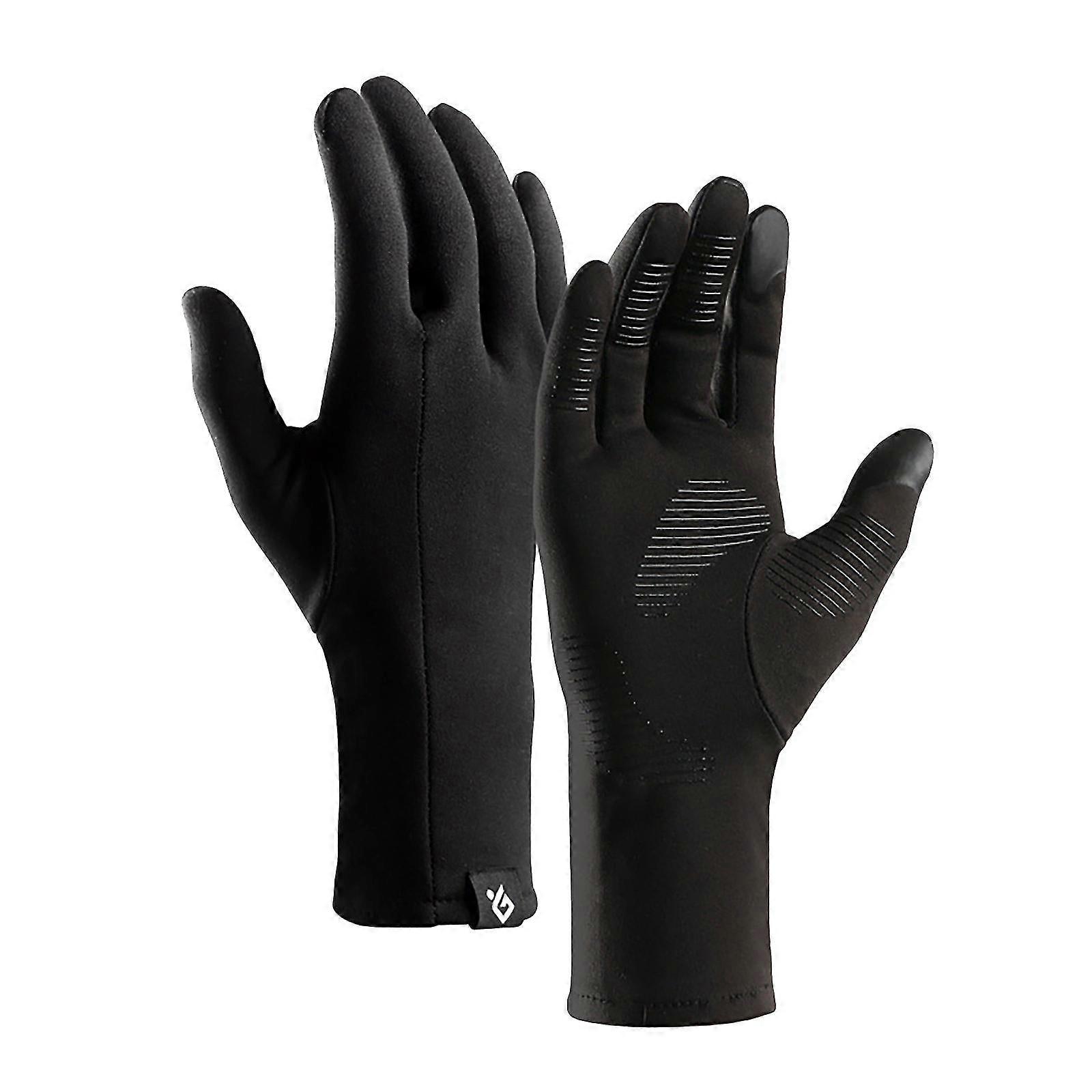 Climbing Gloves Unisex Outdoor Waterproof Windbreak Gloves Winter Screen Plus Velvet A10