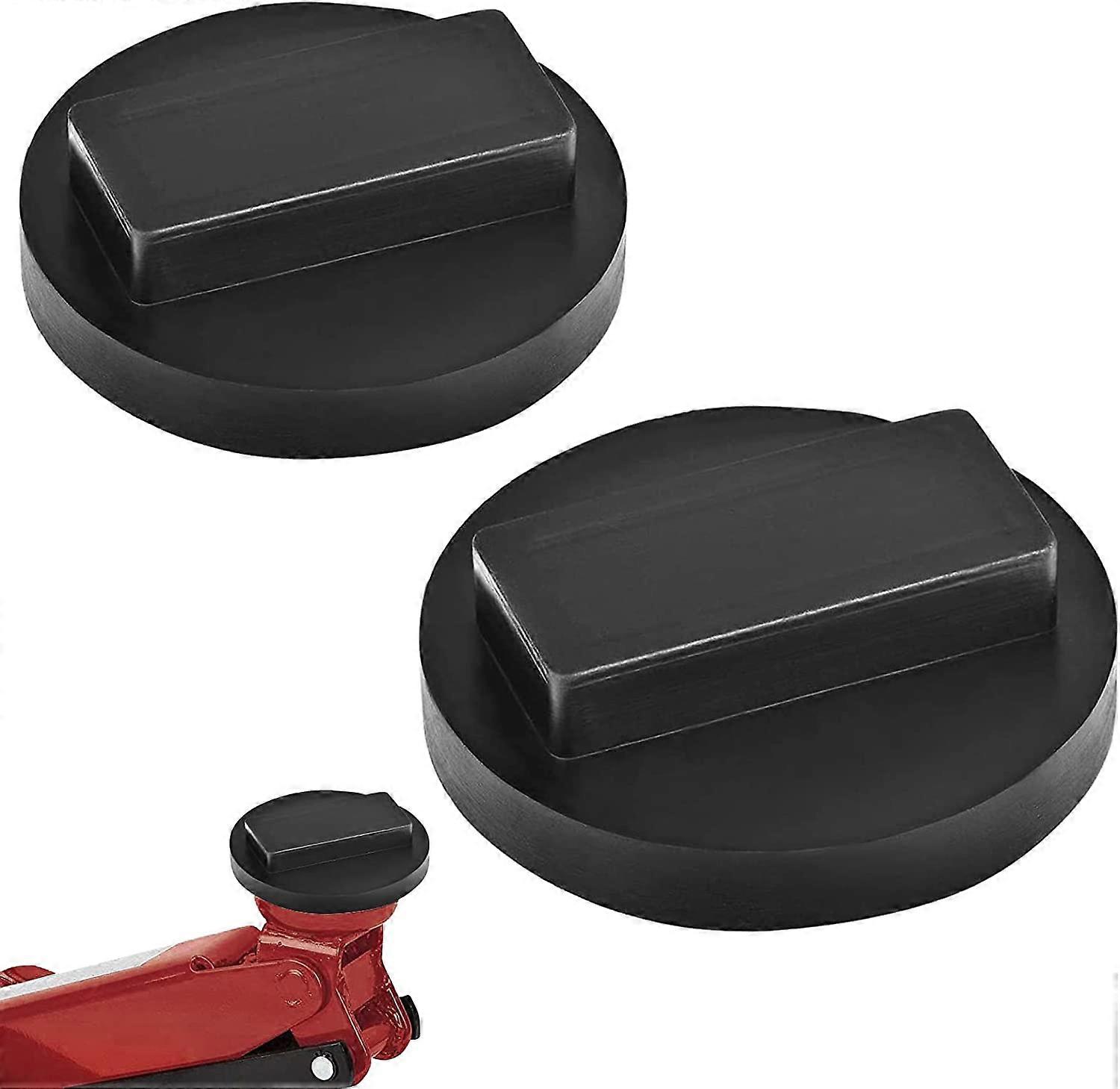 2st BMW Mini Gummijackkuddar, Universal Slitsad Jack Pad Frame Rail Protector