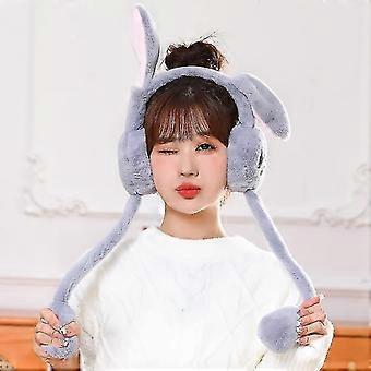 Winter Ear Muffs Unisex Ear Moving Bunny Earmuffs Windproof Plush