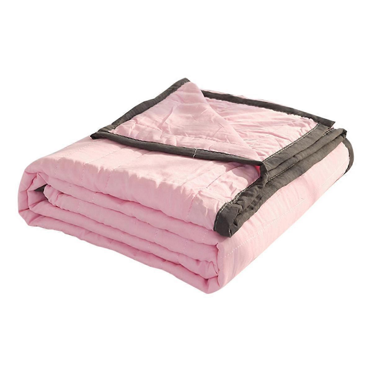 Ice Blanket for All-Season - Summer Cooler Quilt for Hot Sleepers and Night Sweats Pink 200 X 220cm