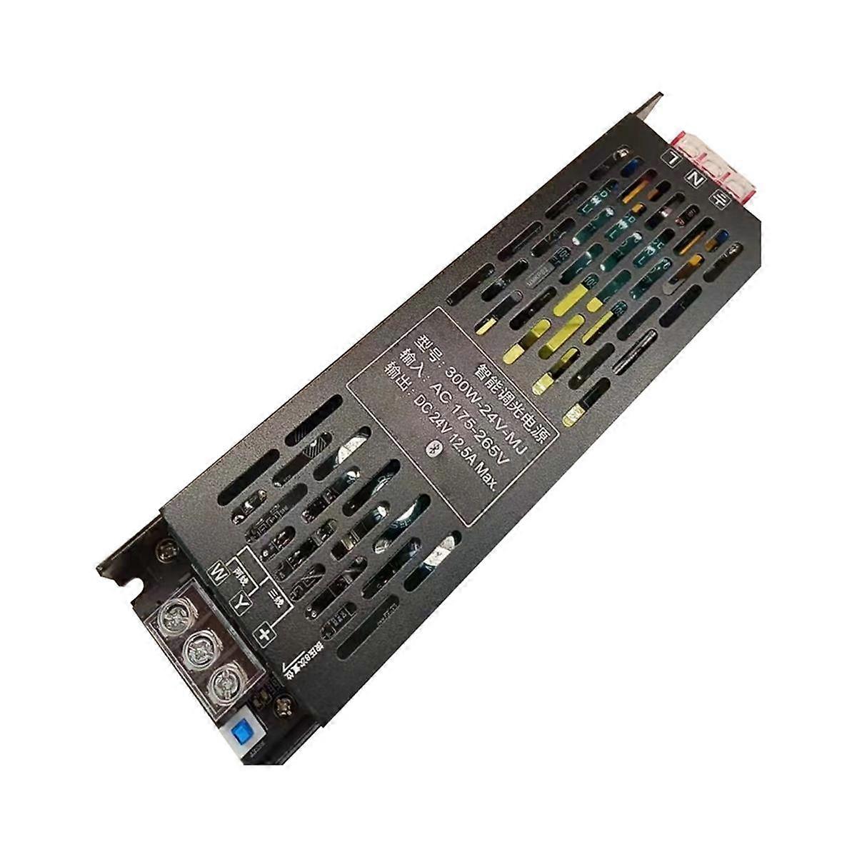 300W LED Strip Controller DC24V Lighting Transformer Intelligent Dimming Voice Control with Bluetooth APP Control