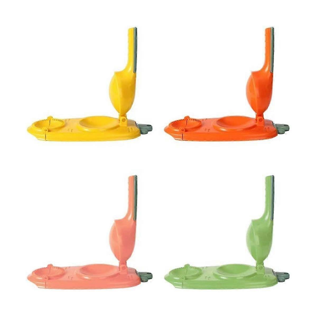4pcs Dumpling Skin Diy Dumpling Maker 2 In 1 Dumpling Maker Multifunction Diy Manual Dumpling Press