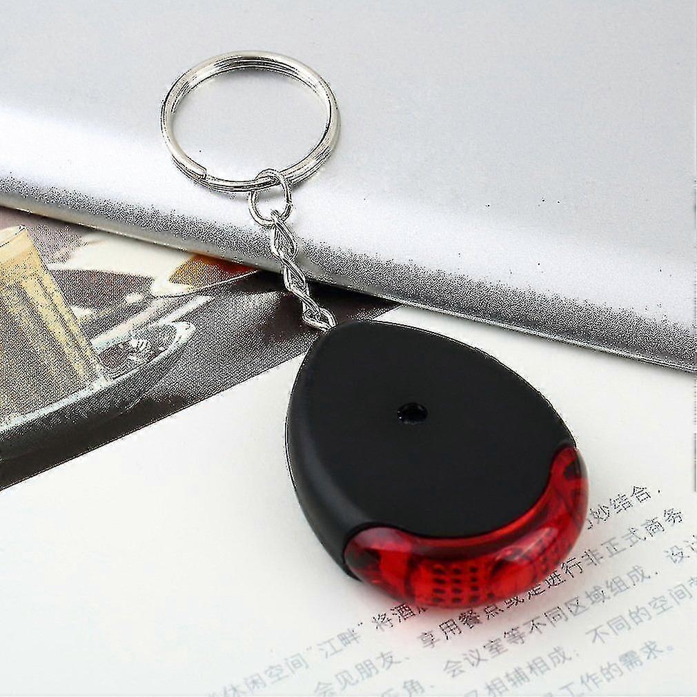 led light torch remote sound control lost key finder locator keychain