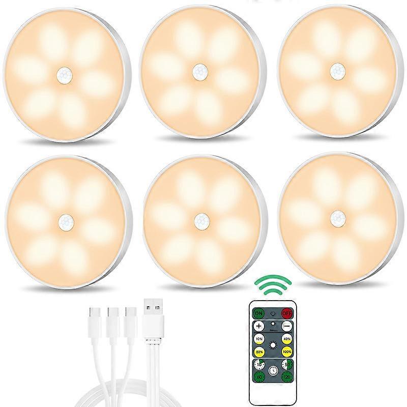 Lämmin väri LED-kaappivalot langaton liiketunnistin kiekkovalo
