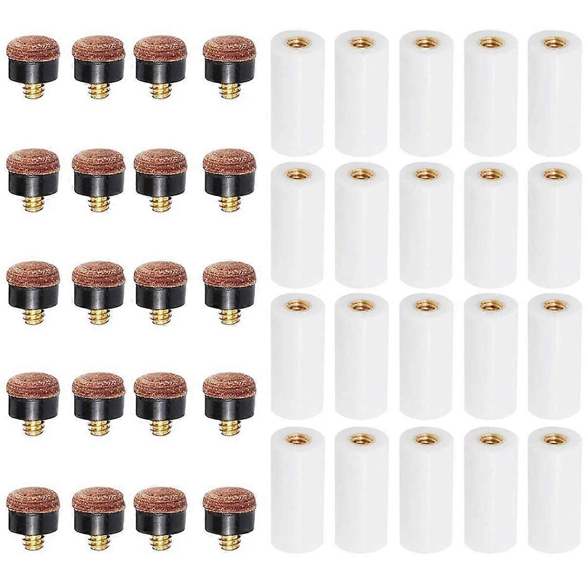 10Pcs Billiard Ferrules Billiard Cue Ferrules Billiard Cue Tips...