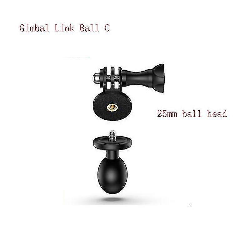 Motorcykelfäste Vevstång Universal Kulled Tillbehör Styre Fast Navigation 360 Sportkamera Backspegel B