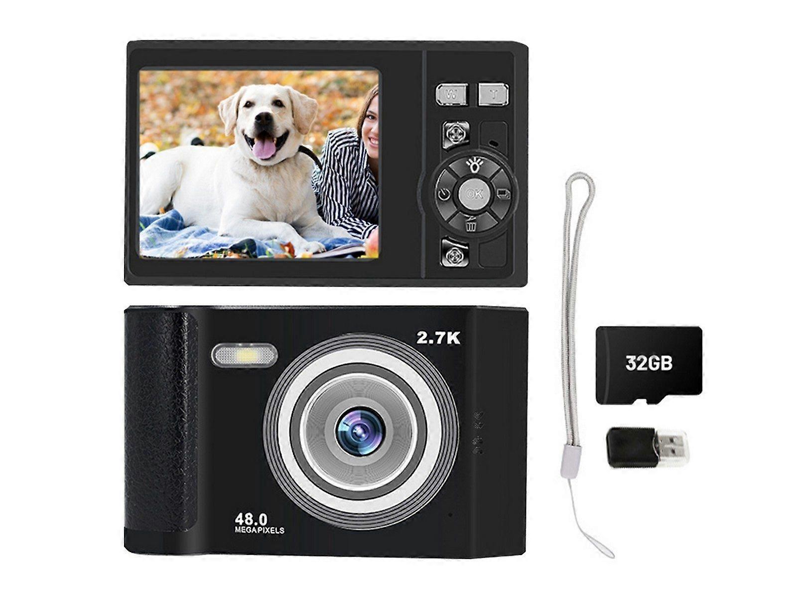 1080P HD Digital Camera with 32G Memory Card - Black