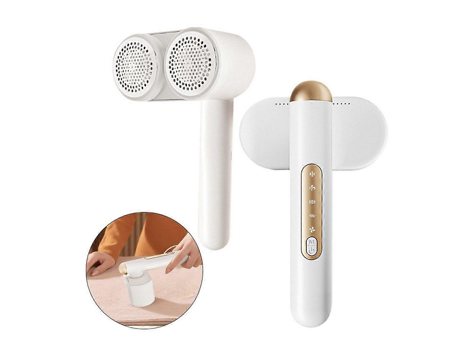 Double-Head Lint Remover Rechargeable Fabric Shaver Sweater Defuzzer