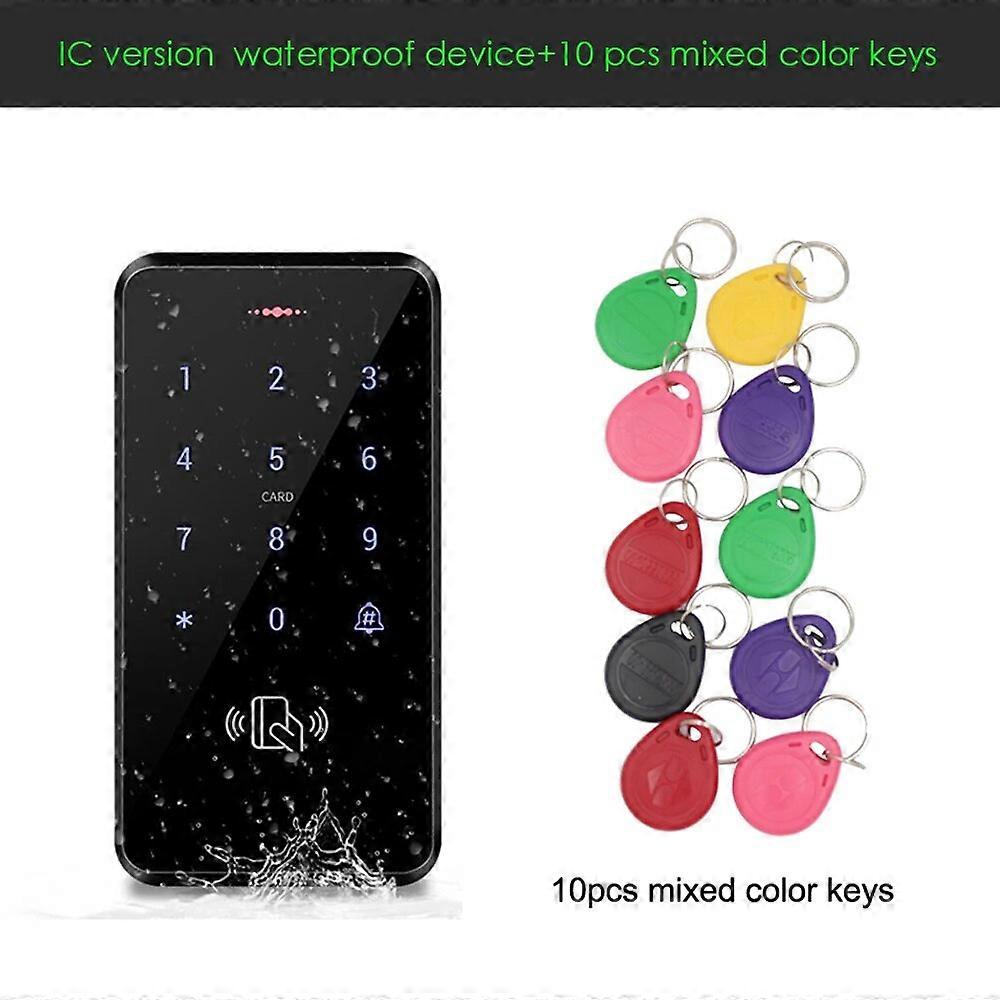 IP67 Waterproof Access Control Keypad Outdoor Access Controller Touch Door Opener System Mobile NFC Card 125KHz Key Cards