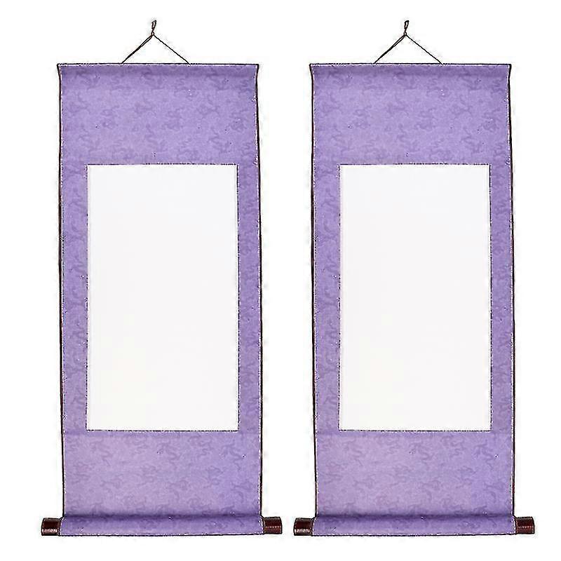 2pcs Blank Chinese Scroll Paper Painting Scroll Custom Chinese Calligraphy Paper