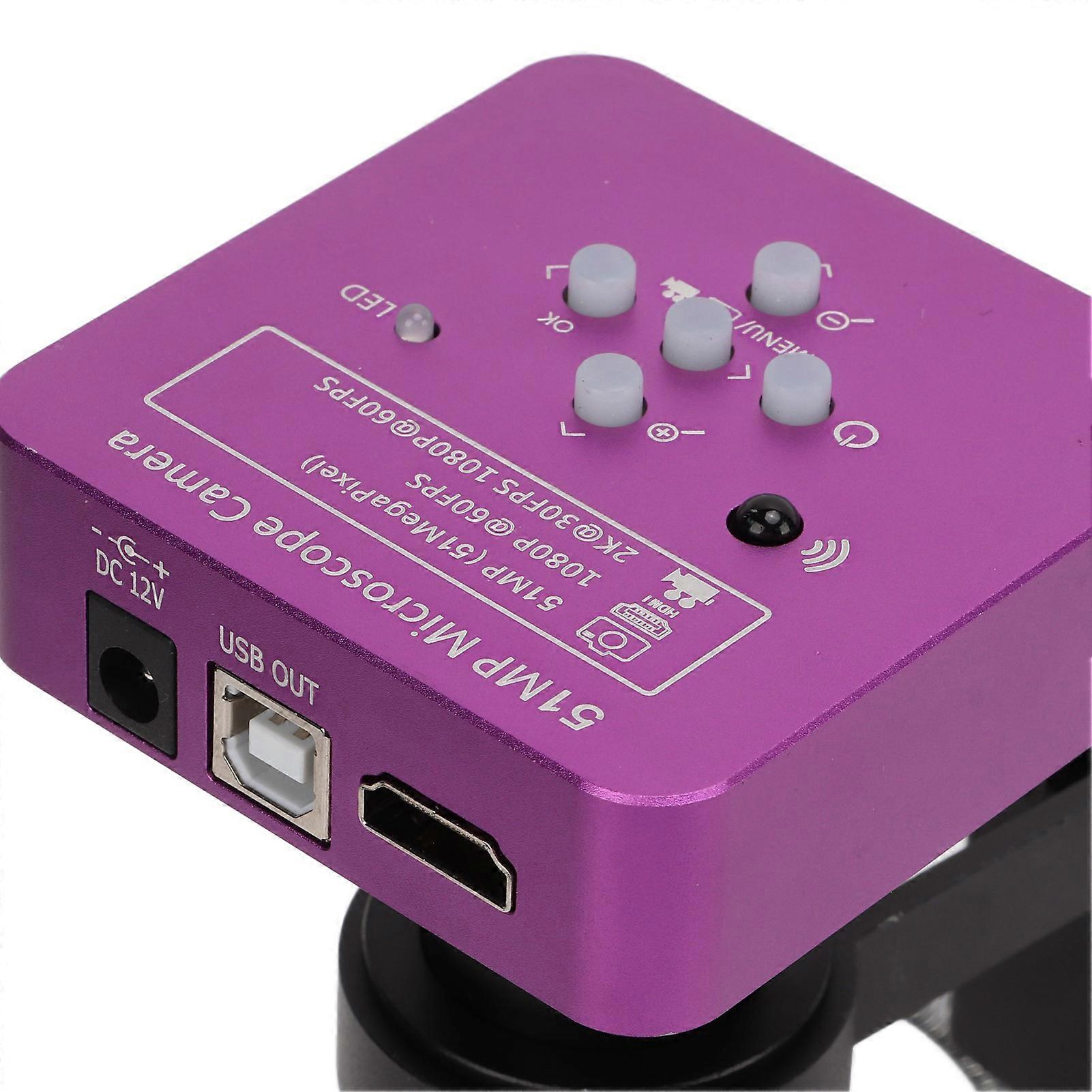 2K 51MP USB HD واجهة الوسائط المتعددة كاميرا مجهر 150X C جبل عدسة التحكم عن بعد مجموعة كاملة AC 100240VUS Plug