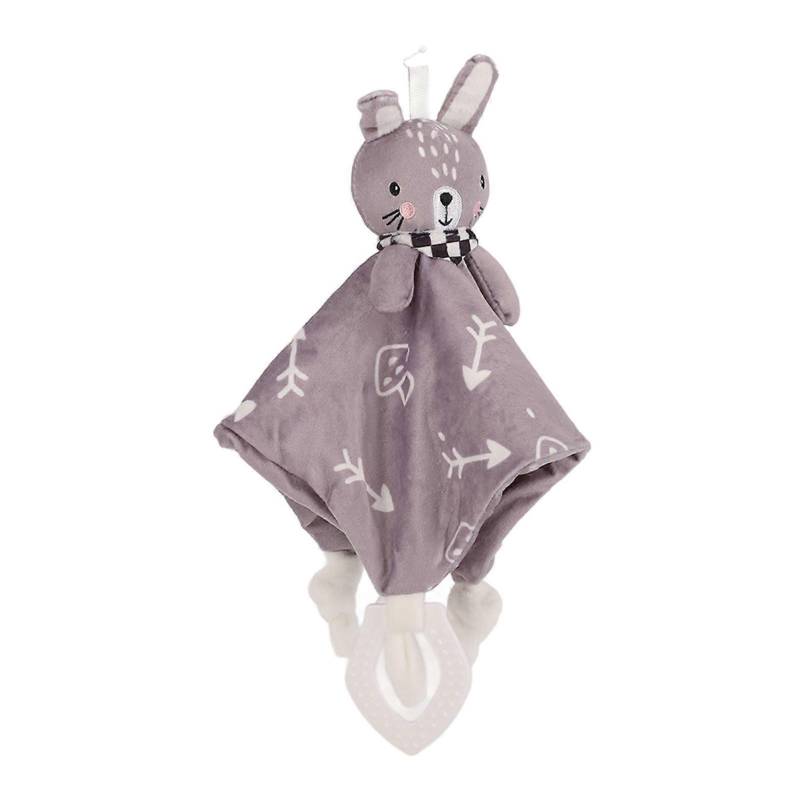 Security Blanket Stuffed Animal Bell Soothe Emotions Chewable Baby Sensory Blanket Type B