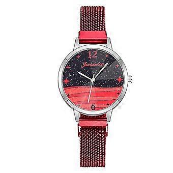 Femmes Mode Montre Horloge Acier Inoxydable Robe Décontractée Poignet Cristal Bijoux