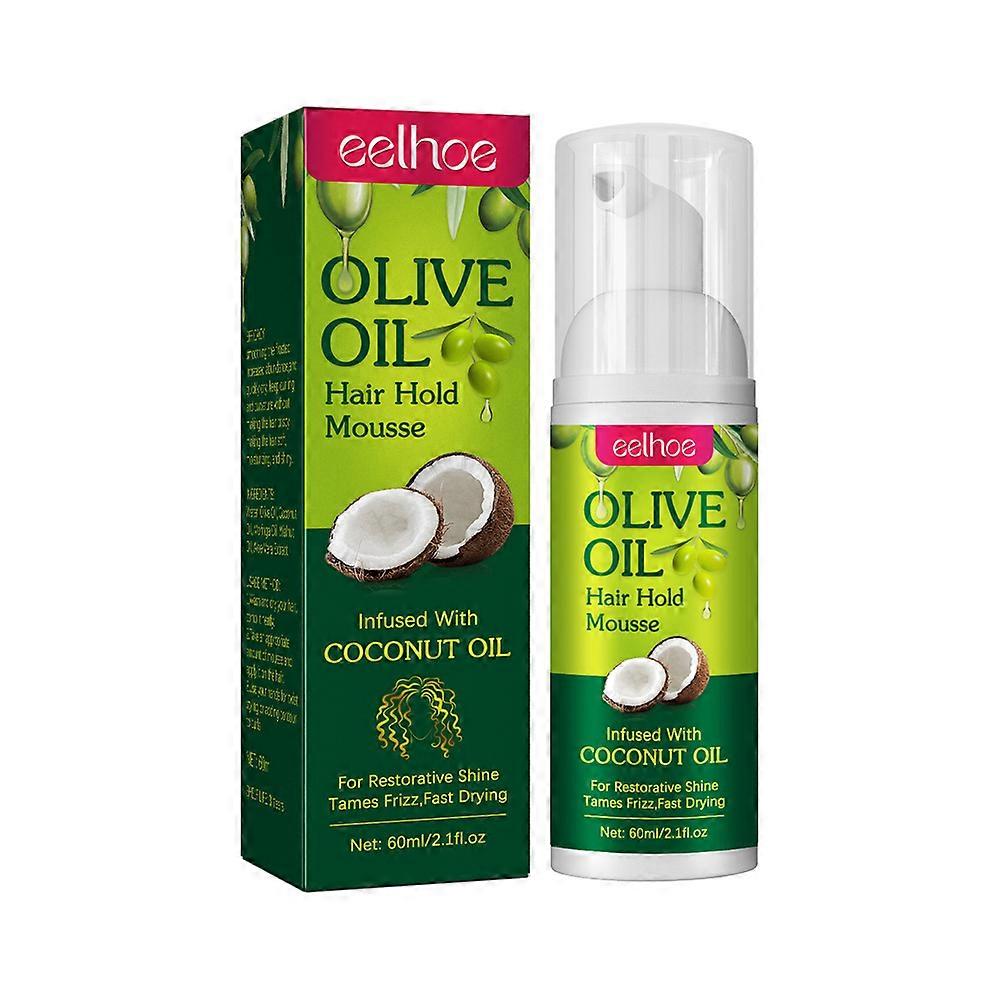Fluffy Olive Oil Hold & Shine Wrap/Set Mousse
