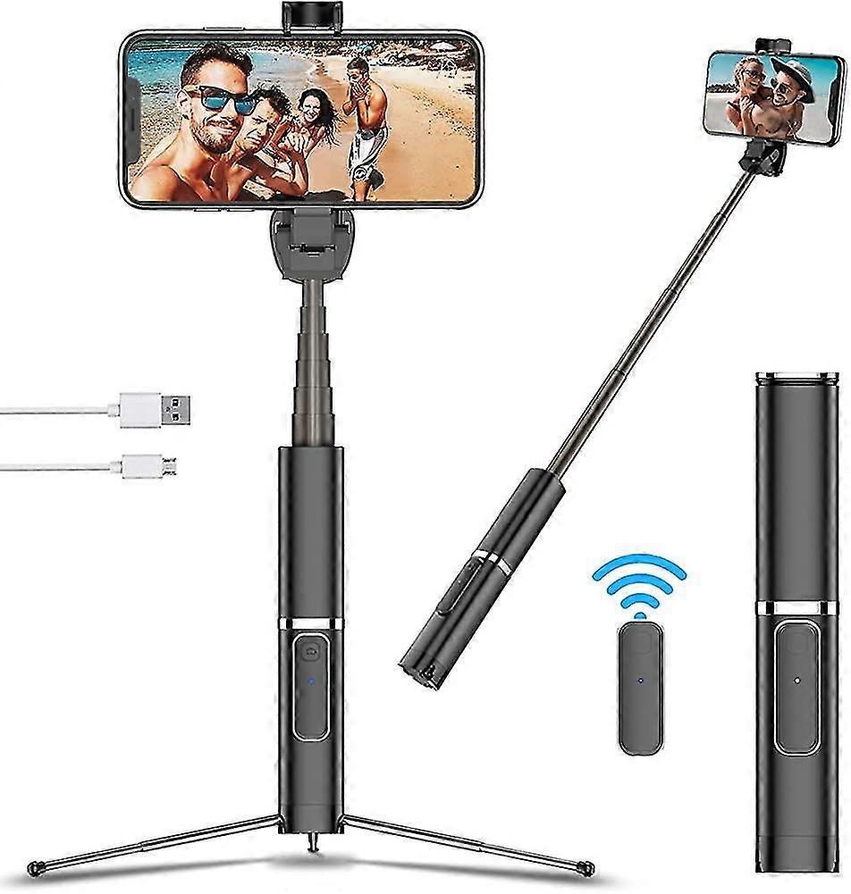 Selfie Stick Tripod With Remote, Heilwiy Portable Compact Design, Heilwiy Extendable All-in One Selfie Gift