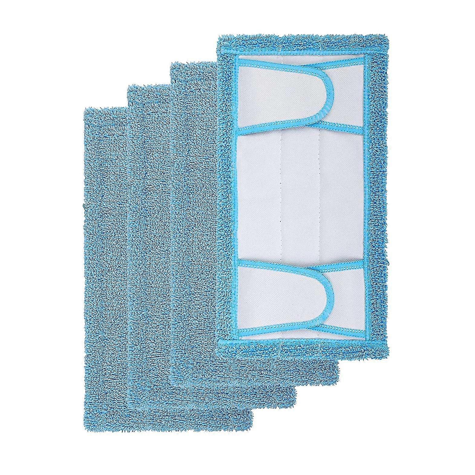 Reusable Microfiber Mop Pads For Sweeper Wet Dry Cleaning Pads For Hard-floor Reusable Washable Swe