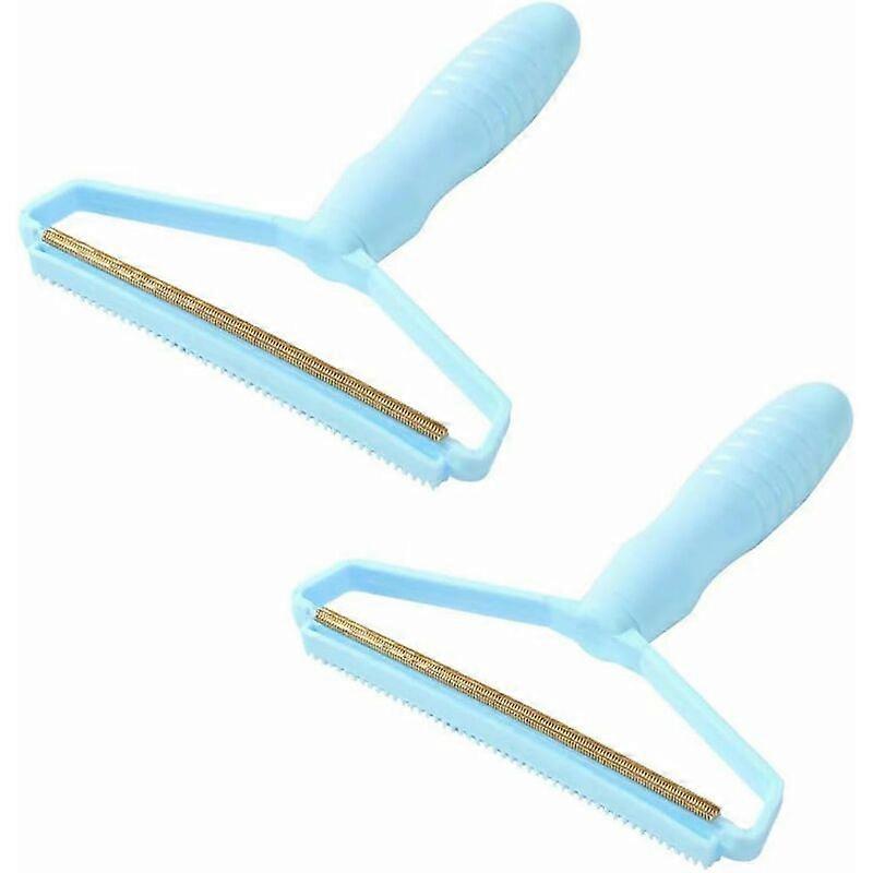 20 Pieces Anti Pilling Razors, Lint Remover, Manual Brush Anti Pilling Fuzz Razor Clothes Razor with Reusable(Blue)