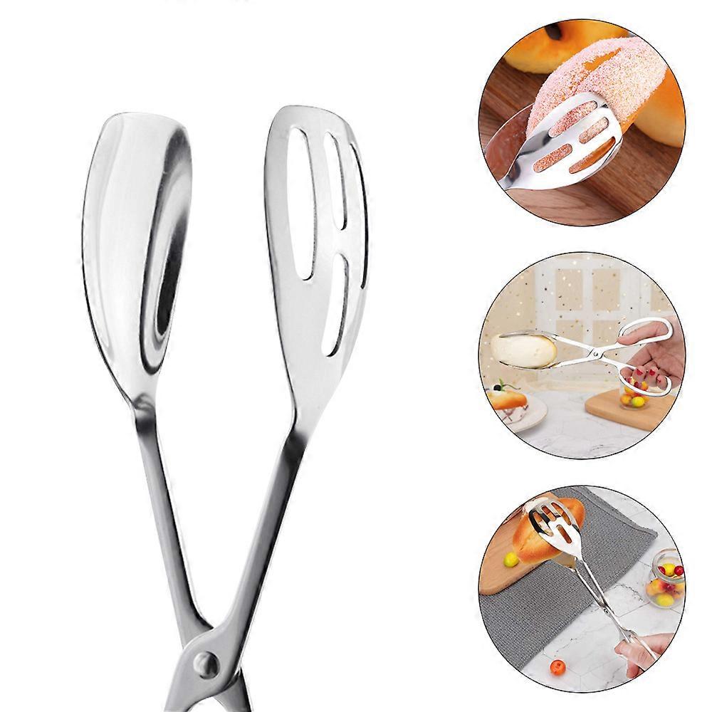 Stainless Steel Catering Serving Buffet Tongs Food Salad Party Kitchen Tool