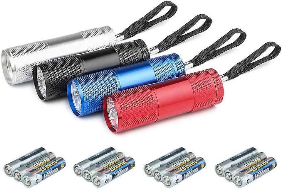4Pcs Led Torch (Without Battery)
