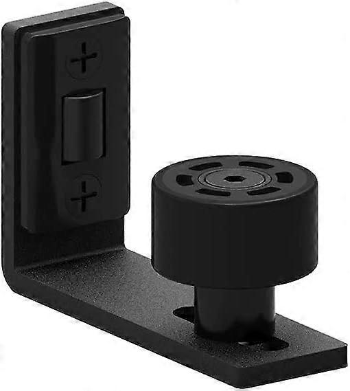 Sliding barn door bottom floor tracks, adjustable rollers, wall mounting system, smooth and quiet