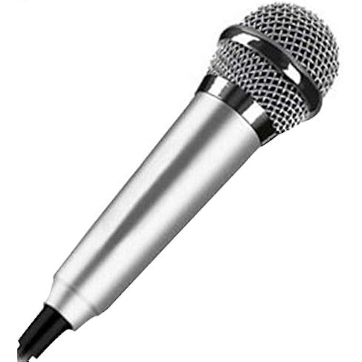 Mini 35 mm Condenser Microphone for Mobile Phone  Computer  Karaoke  Handheld Small Recorder for Mobile Phone with Cable  Karaoke