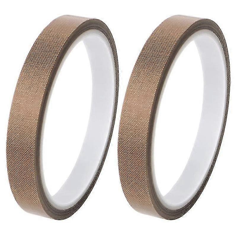 2 rouleaux de ruban PTFE / ruban PTFE pour machine à sceller sous vide, scellants à main et à impulsion (1/2 pouce x 33 pieds)