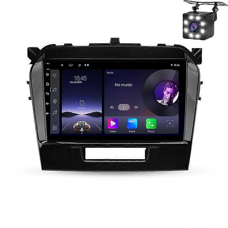 راديو سيارة أندرويد 14 لسيارة سوزوكي فيتارا 4 2014 - 2018 مشغل ستيريو تلقائي