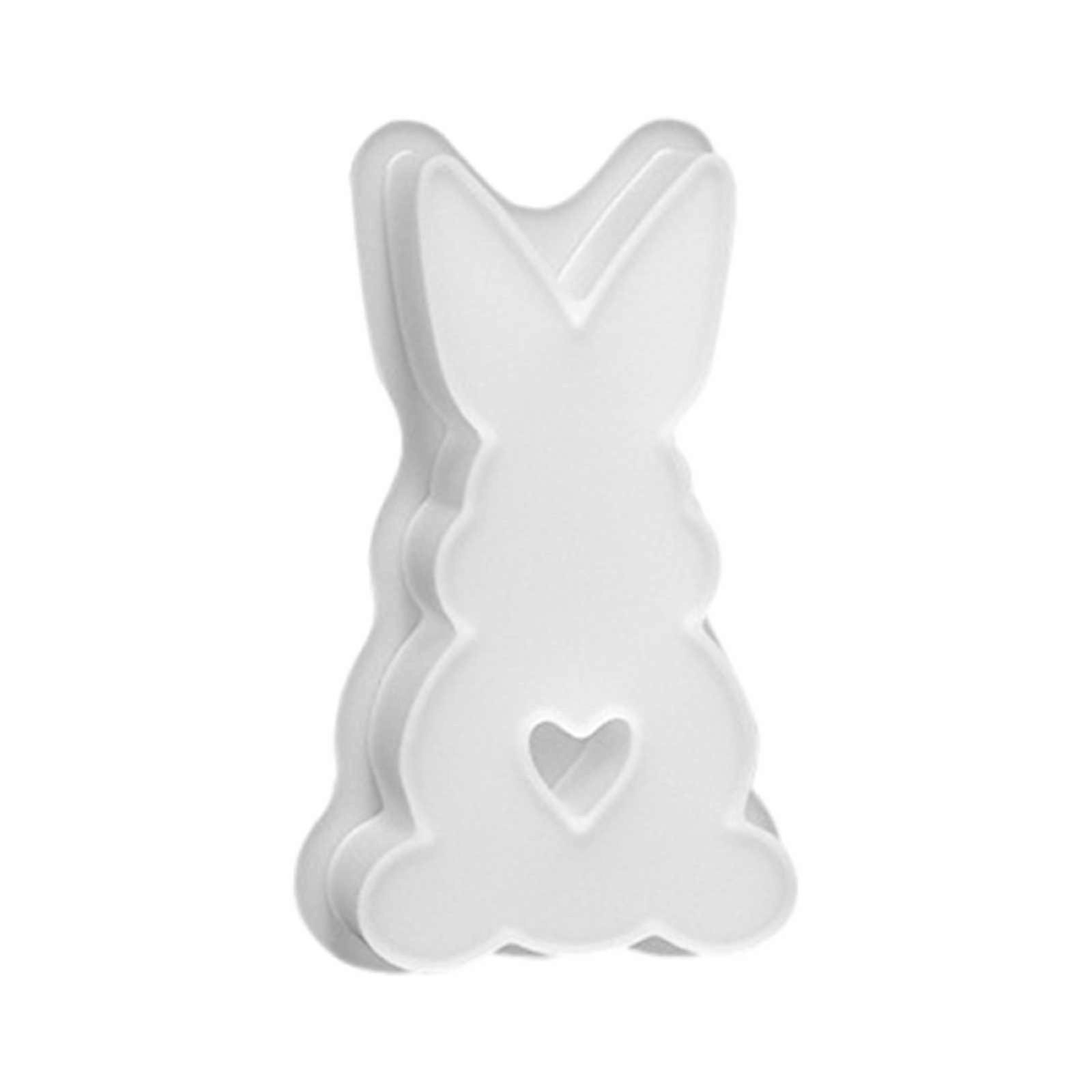 3D Rabbit Silicone Molds for Easter Candles - Set of 6