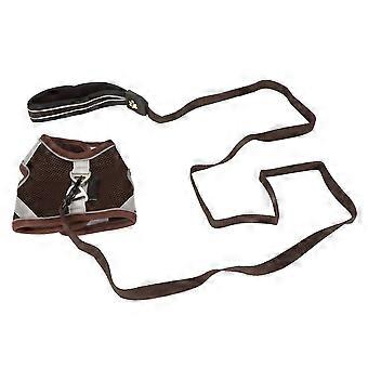 Cat Harness and Leash Adjustable Reflective Escape Proof Mesh Vest for Walking Jogging Training XS