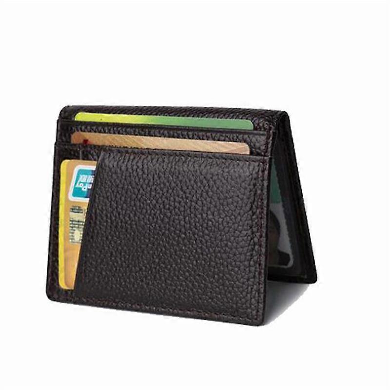 Super Slim Soft Wallet Sheepskin Genuine Leather Mini Credit Card Wallet Purse Card Holders Men Wallet Thin Driver License Cover