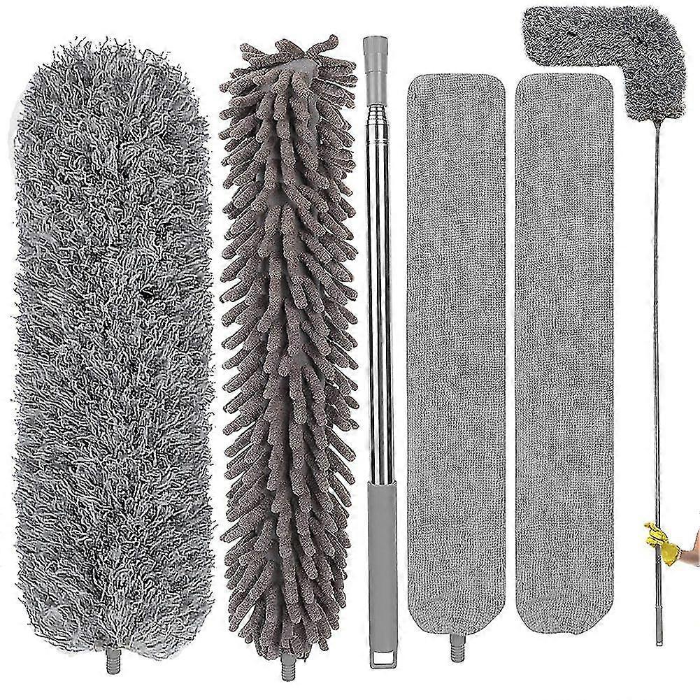 Microfiber Duster Kit With Telescoping Extension Pole,for Cleaning