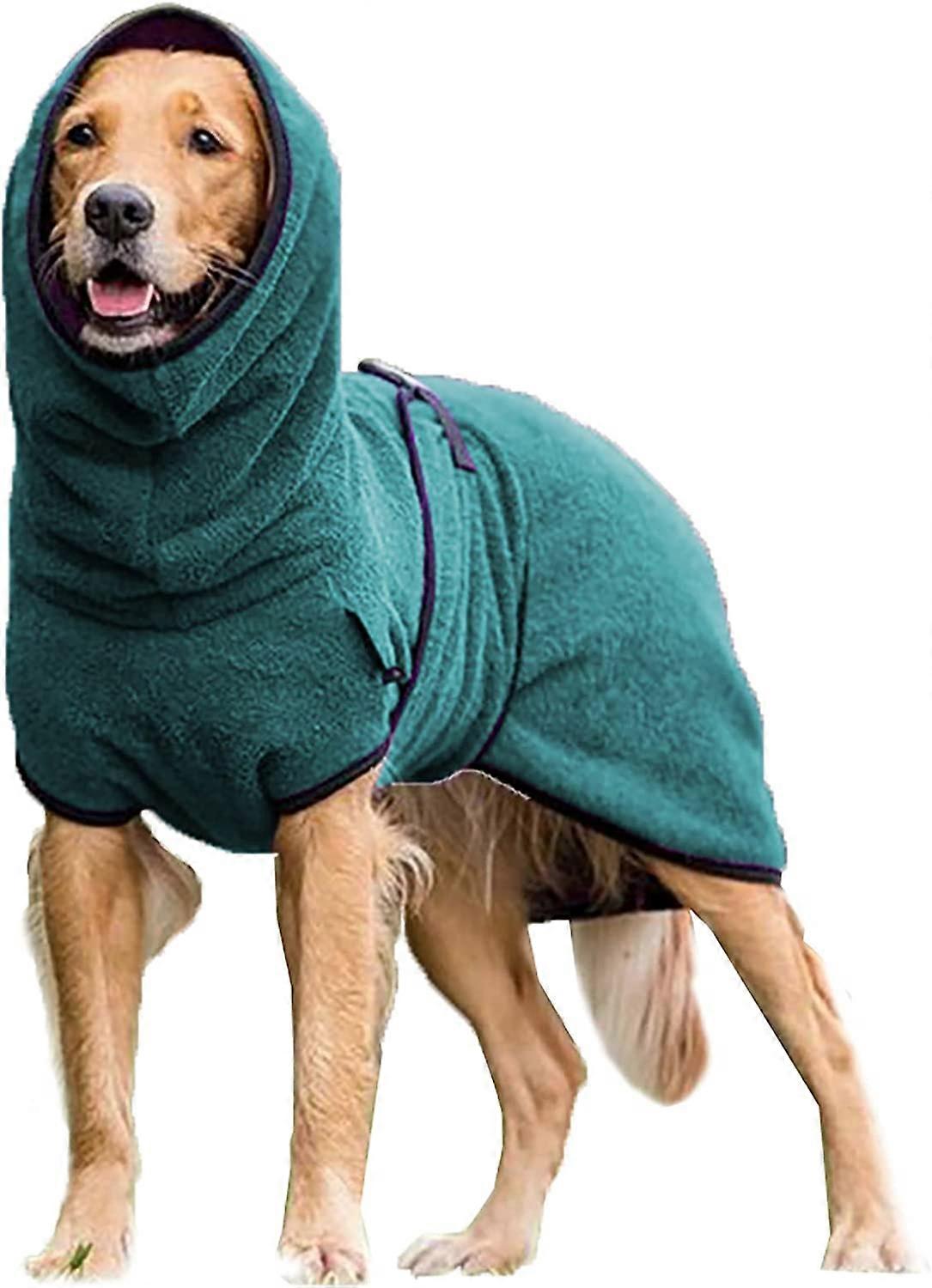 Bathrobe for Dogs and Cats - Absorbent and Adjustable Microfiber Towel - Quick Drying - Super AbsorbentL
