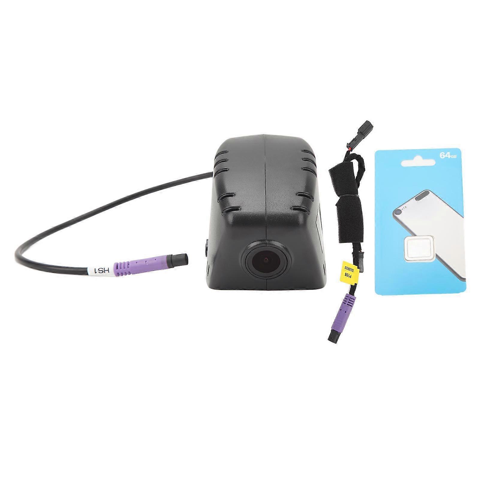 Dash Camera Loop Recording Motion Detection Parking Monitoring 64G Memory Card Car Driving Recorder for Macan Panamera