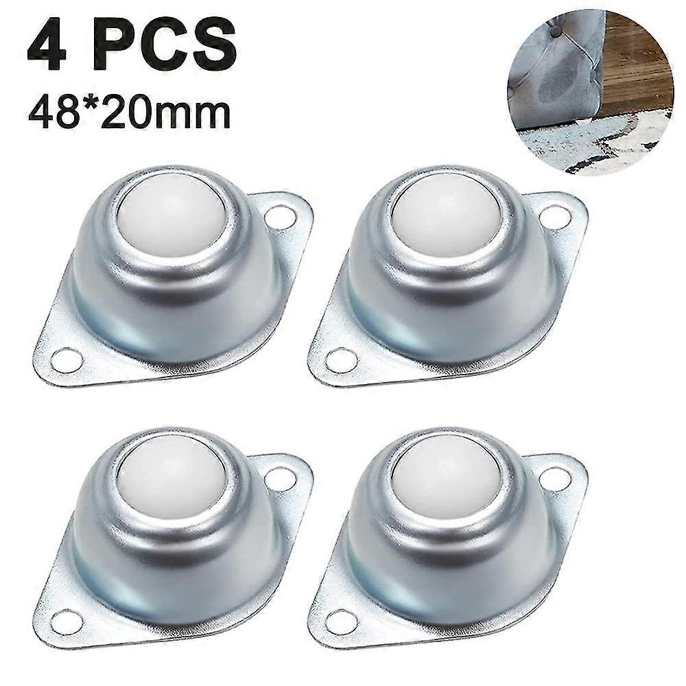 Small Ball Casters Heavy Duty Conveyor Roller 4pcs Ball Casters