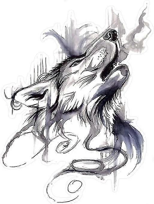 ملصقات السيارة ، ملصقات الذئب ملصقات السيارة الشخصية ملصقات غطاء السيارة ملصقات الثلاجة ملصقات رأس الذئب ضبط الملصقات ملصقات الحائط