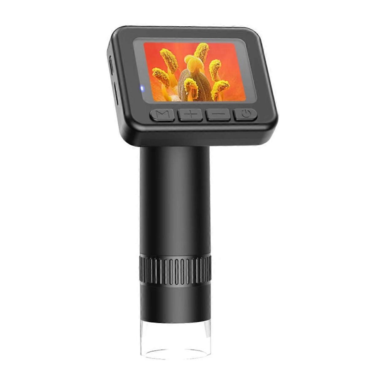 New W2 Digital Portable Microscope USB High Definition Magnifying Glass Handheld with Screen Identification 1000X